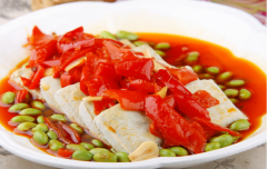 剁椒蒸臭豆腐