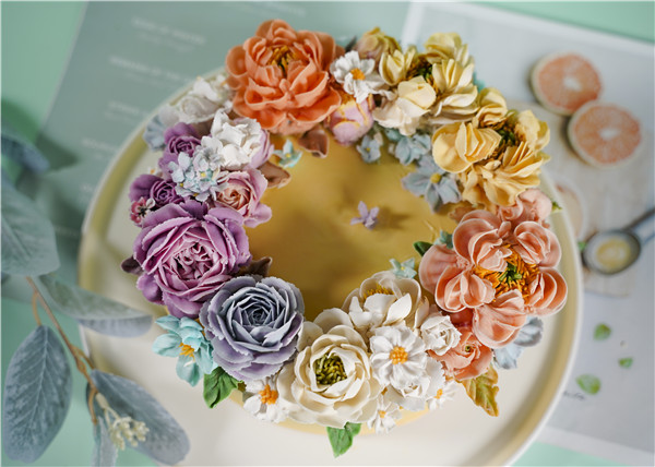 韩式裱花蛋糕
